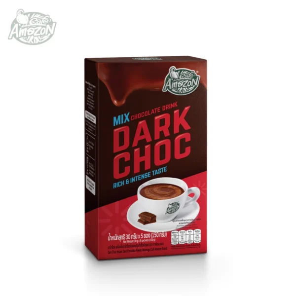 my-11134207-7r98w-lmevjatutrpy2b@resize_w900_nl Cafe Amazon Mix Chocolate Drink Hot Cocoa Drink Instant Premium Chocolate Mix Drink 30g x 5 (150g) Classic / Dark Chocol
